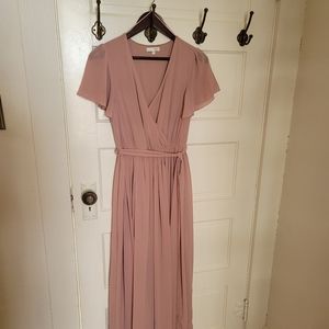 Mauve dusty pink dress